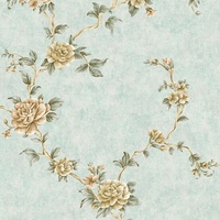 Papier peint non tissé à motif floral, murale florale vintage pour chambre à coucher, salon, décoration de la maison