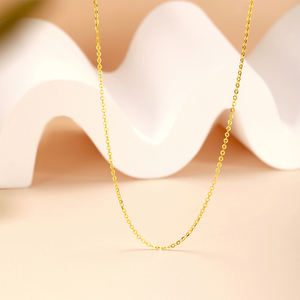 سلسلة قلادة من الفضة الإسترلينية عيار 925، سلسلة فضية نقية - Product Image 2