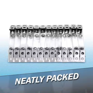 2.25\" x 3.5\" Soft PVC ID Card <b>Badge</b> Holder with Metal <b>Clip</b> Vertical Slot Zipper Bulk Buy Name Tags for Office & School Usage - Product Image 2