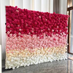 Mur de fleurs artificielles de qualité professionnelle pour décorations de mariage, fêtes, événements, scènes et cabines photo - Product Image 4