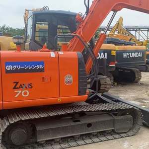 Hitachi a utilisé l'excavatrice sur chenilles ZX70, prix Hitachi Zaxis 70 machine de construction peu utilisée en vente à Shanghai en Chine - Product Image 2