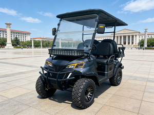 Carrito de Golf Eléctrico de 4 Plazas, Ideal para Campos de Golf, Oferta Promocional, Certificado CE, GCC y EEC para Carreteras No Públicas - Product Image 1