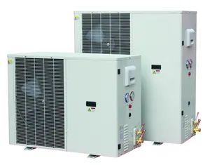 DC inverter icat hava soğutmalı kondenser chiller soğuk serin oda endüstriyel soğutma ekipmanları dondurucu yoğuşmalı üniteleri