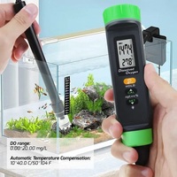 Sonde flottante AZ84131, détecteur de qualité de l'eau rechargeable, testeur d'oxygène dissous de type stylo avec câble de 3 mètres