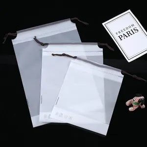 लोगो कस्टम मुद्रित मैट ईवा भंडारण प्लास्टिक पैकेजिंग drawstring बैग
