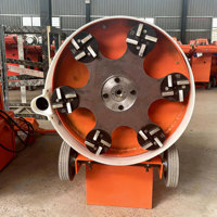 Machine professionnelle de ponçage de sols en béton et terrazzo avec moteur électrique pour la finition des surfaces en pierre