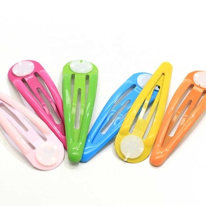 Mix Colorful 100pcs Girls <strong>Snap</strong> Hair <strong>Clips</strong> for Children Baby Hair Accessories - Product Image 3