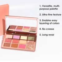 Vente en gros Oem Palette d'ombres à paupières pigmentées, paillettes de maquillage, fournisseur, meilleure qualité, marque privée, Palette d'ombres à paupières