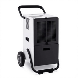 Déshumidificateur réfrigérant en plastique blanc, réservoir 4L, 30-49,9 pintes/24H, contrôle mécanique, usage domestique et commercial, USA - Product Image 1