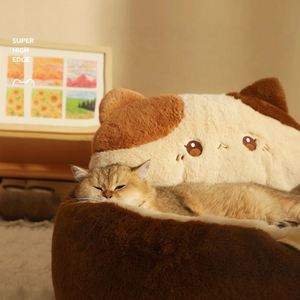 Modern Cartoon Cat & <b>Dog</b> <b>Bed</b> All-Season Universal Pet <b>Sofa</b> with Winter Warmth Washable & Eco-Friendly Anti-Slip Design - Product Image 3