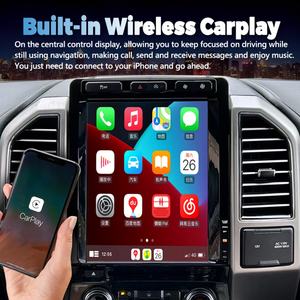 Autoradio Android 12,1 pouces, grand écran vertical pour Ford F-150 F150 2015 2021, système multimédia stéréo, lecteur vidéo, GPS, unité principale - Product Image 2