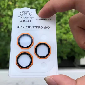 ฟิล์มกันรอยเลนส์กล้อง AR AF 9H Octagon สำหรับ iPhone 17 ฟิล์มกันรอยเลนส์กล้อง 3 มิติ สำหรับ iPhone 17 Pro Max ฟิล์มกันรอยหน้าจอสำหรับ iPhone 15/16 - Product Image 2