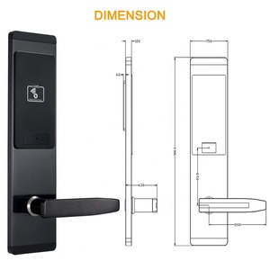 Cerradura <span class=keywords><strong>de</strong></span> puerta <span class=keywords><strong>de</strong></span> madera inteligente con tarjeta electrónica <span class=keywords><strong>de</strong></span> hotel <span class=keywords><strong>de</strong></span> alta calidad para hotel/<span class=keywords><strong>Posada</strong></span>/apartamento - Product Image 4