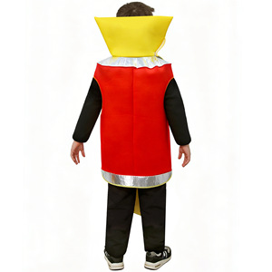 Costume de bonbons Jolly Rancher pour enfants - Tunique amusante pour cosplay alimentaire, idéale pour Halloween, les fêtes scolaires et les carnavals, convient aux garçons et aux filles - Product Image 4