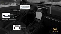 Personnalisation à la demande, bande lumineuse ambiante pour voiture Ford Ranger D21, éclairage multifonctionnel
