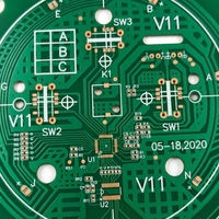 Circuit imprimé FR4 personnalisé avec finition de surface OSP, épaisseur 1,5 mm, 1OZ de cuivre, circuit de contrôle LED RGB pour éclairage de scène