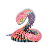 3D-Gedrucktes Vollartikuliertes Viper-Diorama für den Schreibtisch, Grenzüberschreitender Großhandel und Dropshipping für Straßenhändler