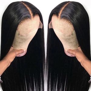 Perruque en dentelle HD 5X5, cheveux humains vierges non traités, sans colle, cuticules alignées, cheveux péruviens, perruques frontales en dentelle HD pour femmes noires - Product Image 2