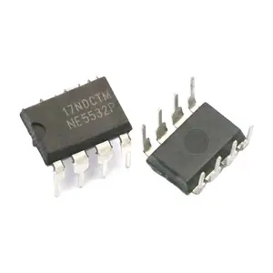 Nouveaux et originaux Circuits NE5532P NE5532AN et NE5532AP NE5532DR IC OPAMP GP 2 CIRCUIT 8SO Composant électronique intégré Ci