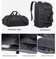 Sac de voyage Oxford imperméable avec logo personnalisé, grande capacité, sac à dos de voyage en plein air, sac de sport portable pour hommes