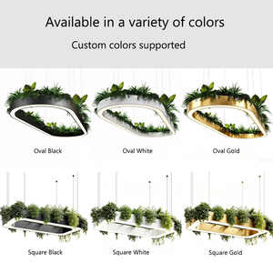 Lampadari Decorativi a Piante Artificiali, Personalizzati, Non Standard, Moderni, Grandi, Circolari, a LED, a Risparmio Energetico per Illuminazione di Ristoranti - Product Image 5