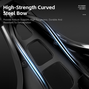 Sillín <span class=keywords><strong>de</strong></span> Bicicleta <span class=keywords><strong>de</strong></span> Carreras WEST BIKING con Guía <span class=keywords><strong>de</strong></span> Aire Hueca, Cómodo, Aerodinámico, Antideslizante, Absorbe Impactos, Repuesto - Product Image 4