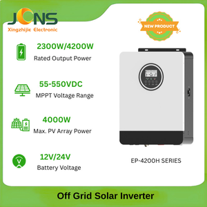 Xingzhijie อินเวอร์เตอร์พลังงานแสงอาทิตย์2.3/4.2KW 230VAC100A MPPT 12/24VDC แผงโซลาร์อินเวอร์เตอร์สำหรับบ้าน2300W 4200W เอาท์พุทคู่อินเวอร์เตอร์ - Product Image 2