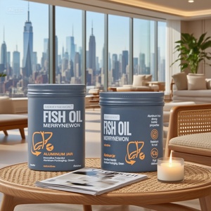 Latas de Aluminio Premium para Cápsulas de Aceite de Pescado, Envases Metálicos para Omega-3 y Suplementos Dietéticos - Product Image 4