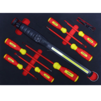 Ensemble d'outils en mousse EVA 718 pièces, clé à douille professionnelle combinée avec accessoires à cliquet et équipement de réparation, outil portable