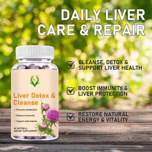 ODM OEM <b>Liver</b> Detox Cleanse Softgels with Choline Promotes Natural Detoxification Zinc <b>Liver</b> Detox Cleanse Softgels - Product Image 6