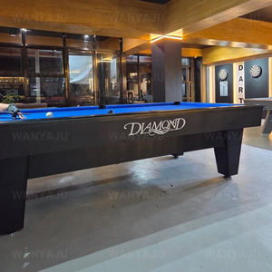 Mesa de Billar Americana de Madera Maciza Personalizada de Fábrica para Clubes, Mesa de Billar de 9 Pies para Competición, Mesa de Billar Diamond - Product Image 2