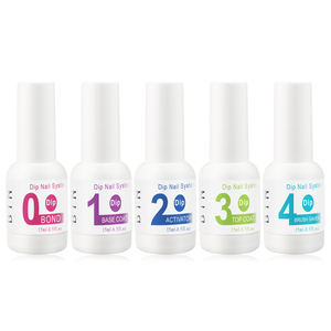 BIN Factory Direct Dip Powder Nail Kit Starter Set Sistema de polvo de inmersión acrílica Base de inmersión líquida Activador superior y protector de brochas - Product Image 6