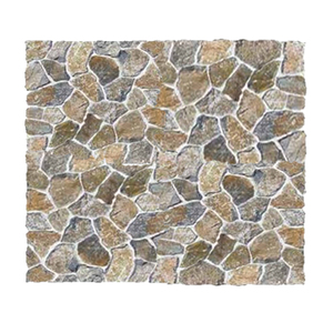 Bên ngoài bức tường văn hóa đá hình dạng ngẫu nhiên tấm gạch ánh sáng màu xám tường ốp <span class=keywords><strong>Slate</strong></span> đá cho lò sưởi và bên ngoài bức tường - Product Image 3