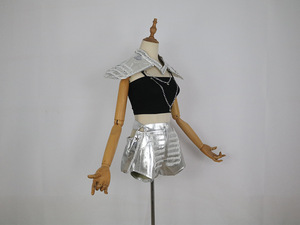 Capa y Pantalones Cortos LED Futuristas con Luces, Disfraz Rave con Control Remoto y Cambio de Color para Discoteca y Festival - Product Image 5