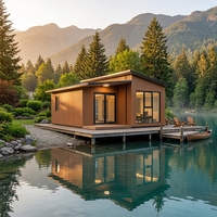Maison préfabriquée pour camping-resort, maison conteneur, design moderne pour hôtel extérieur, bâtiments de bureaux