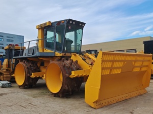 Good Condition Shantui SR28MR Road Compactor Yellow Heavy Duty <b>Roller</b> Equipment For Highway Land Base Compaction Project - Product Image 6