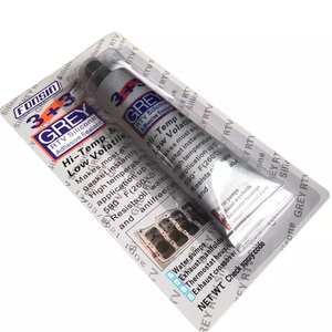 3+3 Grey <strong>Silicone</strong> <strong>Sealant</strong> 100g Rtv <strong>Silicone</strong> Gasket Maker - Product Image 1