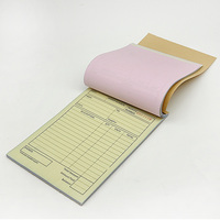 Cahiers de formulaires de factures de vente NCR sans carbone personnalisés-Couverture de Manille en 2 parties NCR personnalisée avec société recyclable