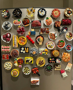 Imán de Refrigerador Personalizado, Recuerdo, Miniatura de Comida, Decoración para el Hogar, Escultura de Comida, Adorno de Arte en Poliresina - Product Image 4