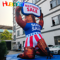 Modèle de dinosaure publicitaire gonflable très populaire, grand ballon gonflable de personnage de dessin animé pour la promotion d'événements en extérieur
