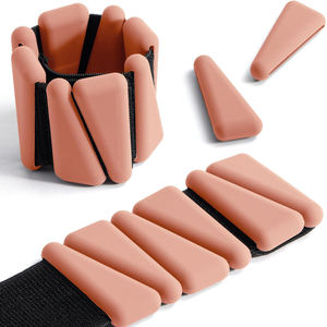 2026 Triangle Monochrome Velcro Bracelet Arm <b>Strength</b> <b>Training</b> Exercise Fitness Wrist Weight Adjustable Universal Size - Product Image 1