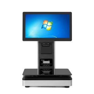 Doble pantalla táctil de 15,6 pulgadas, báscula AI POS, caja registradora inteligente POS, báscula de pesaje con impresora térmica de 58mm <span class=keywords><strong>para</strong></span> verduras al por menor - Product Image 3