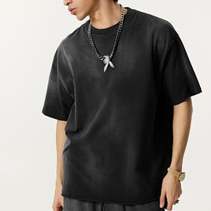 เสื้อยืดผู้ชายสีพื้นลำลอง ผ้าฝ้าย 100% แขนสั้น เนื้อนุ่ม ระบายอากาศได้ดี กันยับ ทรงปกติ ใส่สบายทุกวันในช่วงฤดูร้อน - Product Image 3