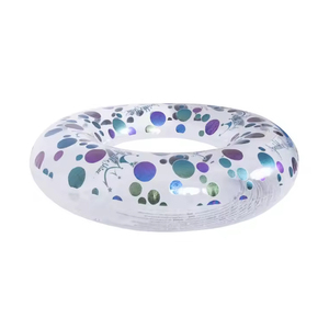 Bouée gonflable à paillettes 90 cm <span class=keywords><strong>pour</strong></span> adultes - Product Image 2