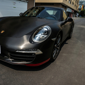 TSAUTOP 1.52*30m Matte Schwarz Gebürstetem Aluminium <span class=keywords><strong>Vinyl</strong></span> Beste Matte Black <span class=keywords><strong>Vinyl</strong></span> <span class=keywords><strong>Wrap</strong></span> - Product Image 3