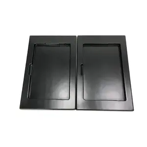 Custom Made Hotel Restaurant Workshop ABS Hard Large Plastic Service Trays Manufacture Plastic Rectangle Large Tray