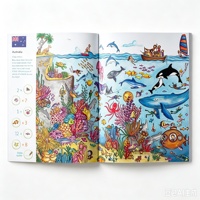 Livres d'apprentissage précoce illustrés à couverture rigide, reliés par thermocollage, imprimés offset sur papier couché, conception personnalisée