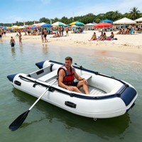Bateau pneumatique de pêche directement de l'usine avec plancher en aluminium, certifié CE, pour la vente en gros et l'approvisionnement des supermarchés