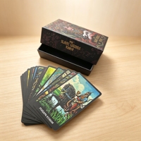 Vente en gros de cartes de tarot personnalisées de haute qualité, impression OEM personnalisée, boîte de cartes de tarot originale, cartes de tarot personnalisées