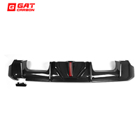 Diffuseur arrière en fibre de carbone sèche style BC pour BMW M3 G80 M4 G82 G83, kit de lèvres de pare-chocs arrière avec feux LED, amélioration 2021+